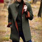 Damen eleganter Wool-Mantel mit hochwertiger Verarbeitung und Taschen EB
