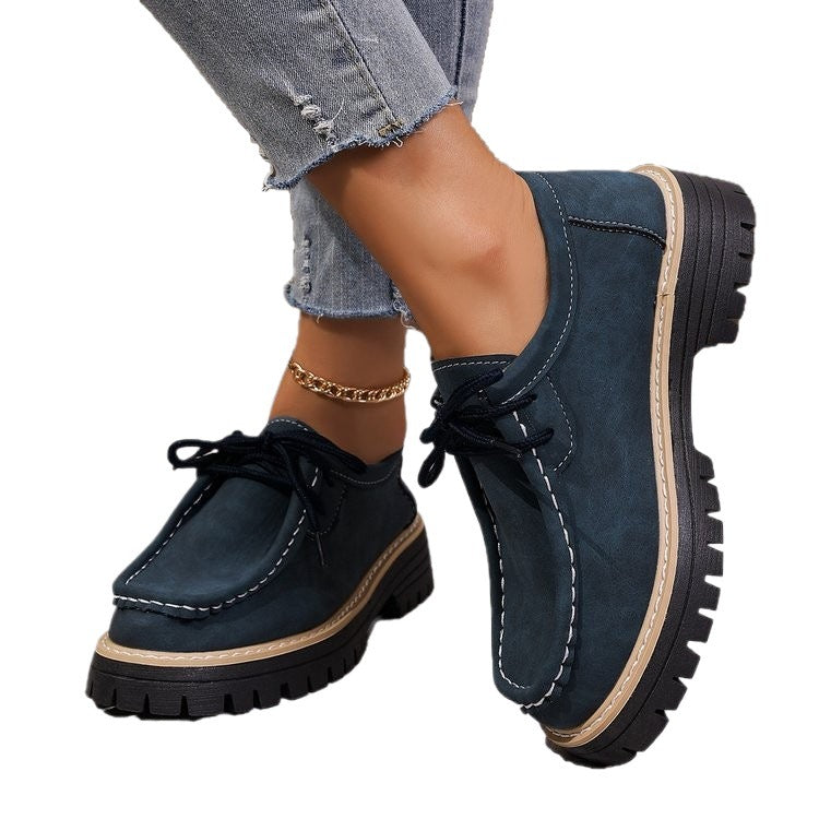 Damen Bequeme Mokassins mit robustem Profil EB