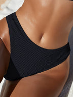 High-Waist Badeshorts mit Raffung für Damen