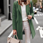 Damen Lässiger und eleganter Langmantel EB