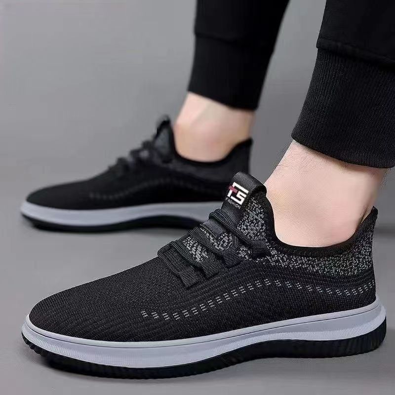 Damen Atmungsaktive Freizeitschuhe mit elastischer Strickoberfläche EB
