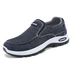 Damen Bequeme Slip-On Freizeitschuhe mit Denim-Optik EB