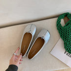 Damen Ballerina-Schuhe mit modischen Einschnitten und bequemer Sohle EB