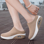 Damen Bequeme Slip-On Clogs mit Luftpolsterung und atmungsaktivem Obermaterial EB