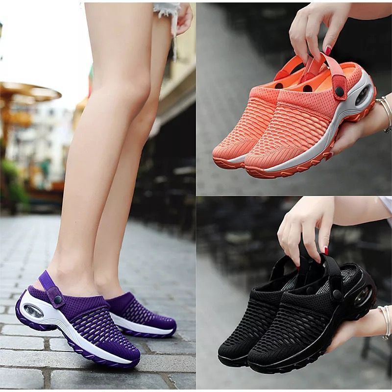 Damen Atmungsaktive Freizeitschuhe mit elastischem Riemen und innovativer Sohle EB