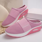 Damen Bequeme Slip-On Clogs mit atmungsaktiver Mesh-Oberfläche und flexibler Sohle EB
