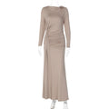 Damen elegantes, hüftbetontes Abendkleid EB