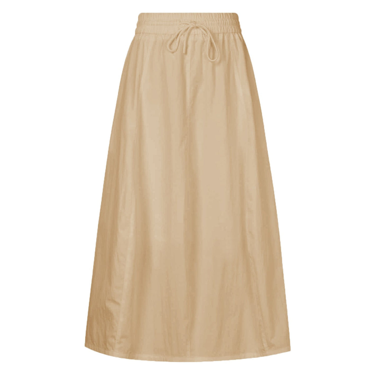 Damen maxilanger Rock mit elastischem Taillenbund und leichtem Material EB