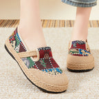 Damen Bequeme Textil-Slipper mit einzigartigem Design EB