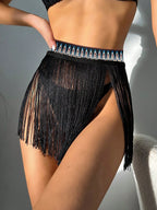 Damen Fransen Minirock EB