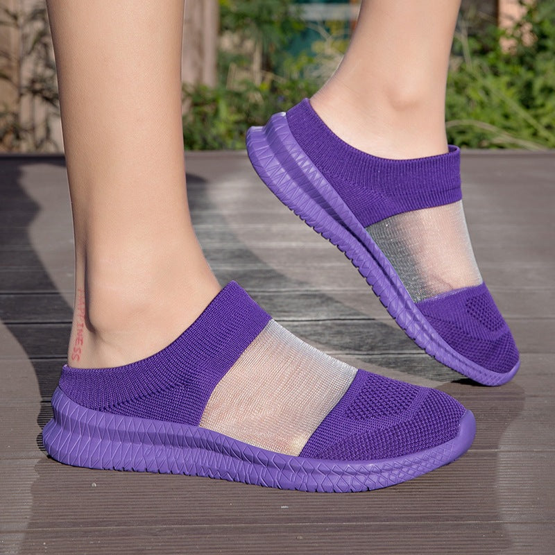 Damen Atmungsaktive Slip-On Badeschuhe EB