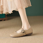 Damen Ballerinas mit verstellbarem Riemen und angenhmem Innenfutter EB