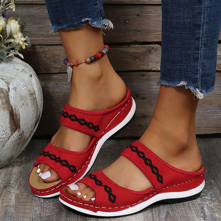 Damen Bequeme Clogs mit verstellbarem Riemendesign und anatomischem Fußbett EB