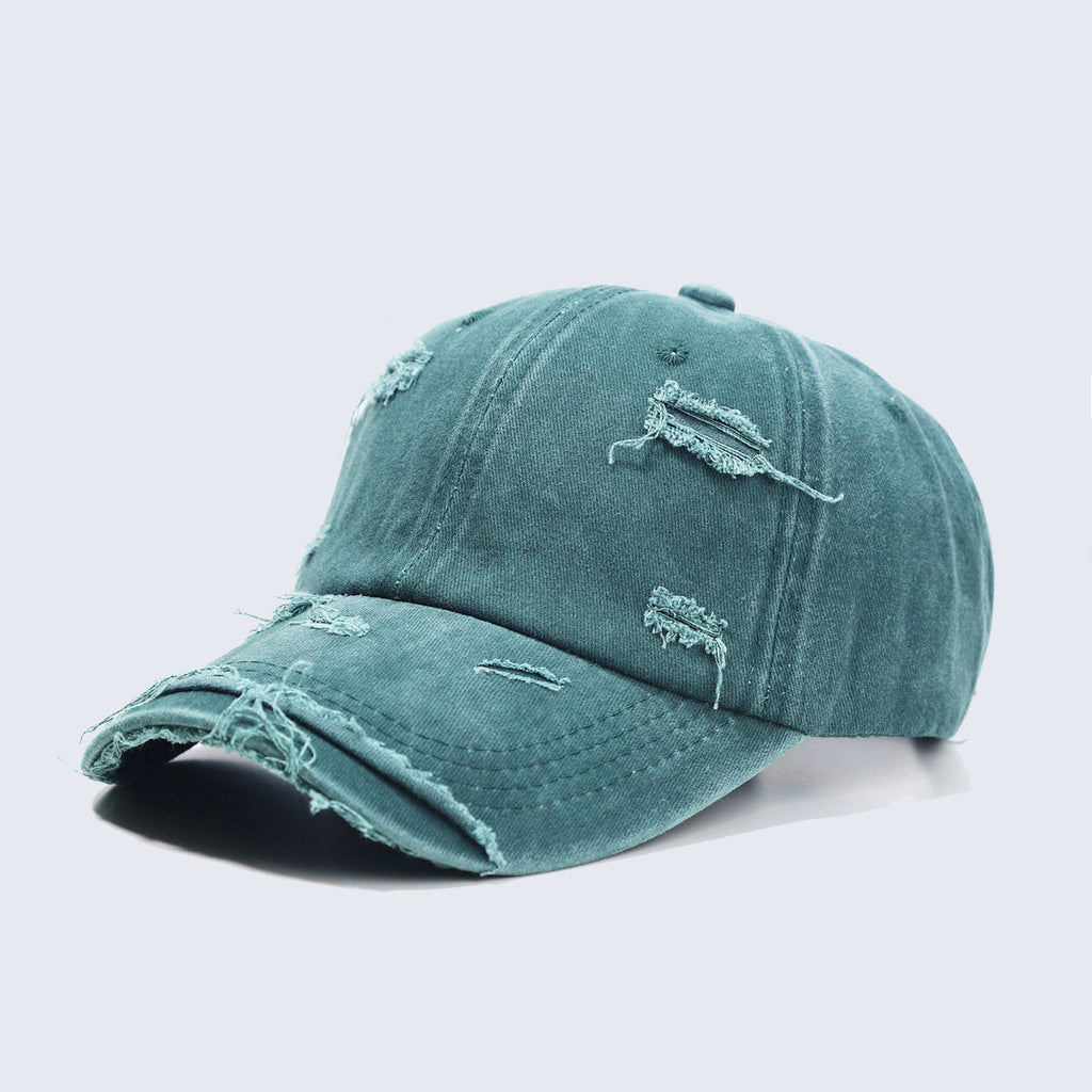 Damen-Baseballkappe im Used-Look