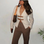 Damen eleganter Blazer mit innovativem Verschlusssystem EB