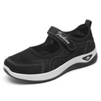 Damen Sportliche Slip-On Schuhe mit rutschfester Sohle und atmungsaktivem Obermaterial EB