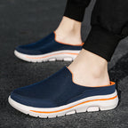 Damen Atmungsaktive Slip-On Freizeitschuhe mit dämpfender Sohle EB