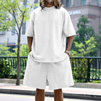 Oversized Loungewear-Set für Herren mit Boxy-Shirt und Shorts