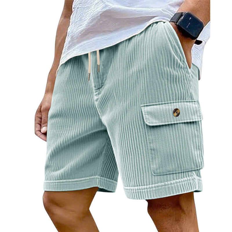 Herren Cargo-Shorts mit schmalem Schnitt und praktischen Seitentaschen EB