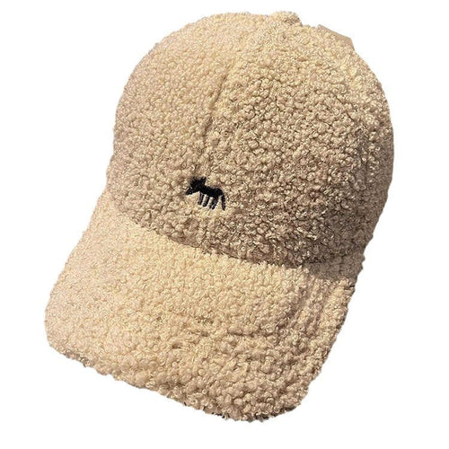 Baseballkappe mit Plüsch-Textur