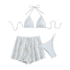 Damen Bademoden Short mit eleganter Häkelstruktur EB