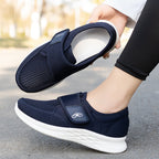 Damen Bequeme Alltagsschuhe mit verstellbarem Klettverschluss EB