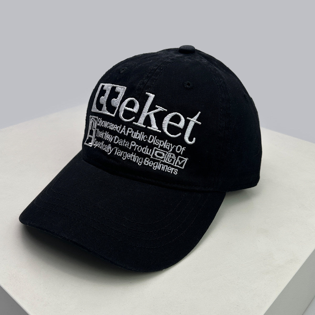 Verstellbare Herren-Statement-Baseballkappe