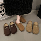 Damen Bequeme Clogs aus weichem Wildleder EB