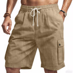 Lässige Cargo-Bermudashorts für Herren mit elastischem Bund