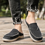 Damen Bequeme Slip-On Freizeitschuhe aus atmungsaktivem Material EB