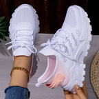 Damen Sportliche Laufschuhe mit atmungsaktivem Obermaterial und dämpfendem Komfort EB