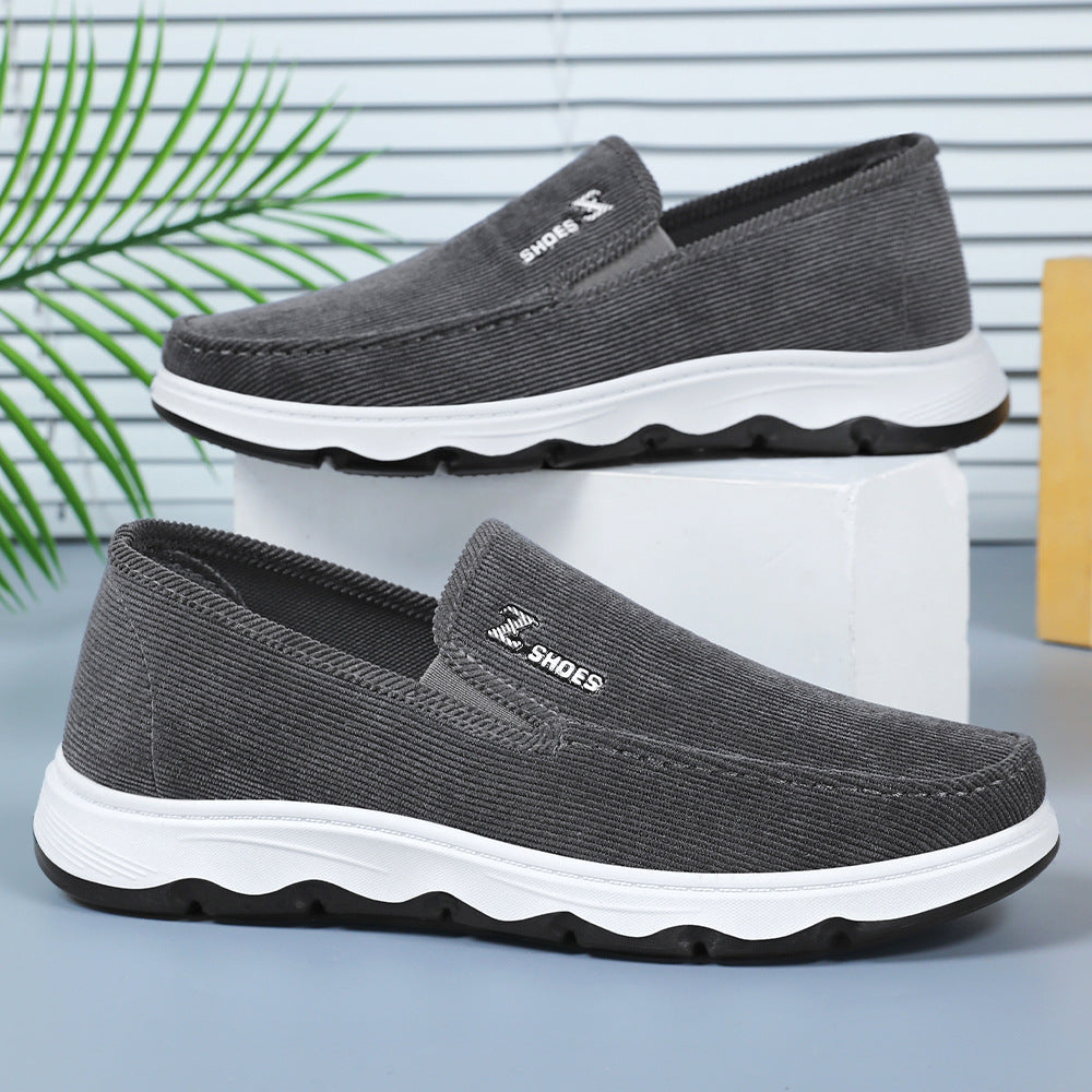 Damen Sportliche Slip-On Schuhe aus weichem Material EB