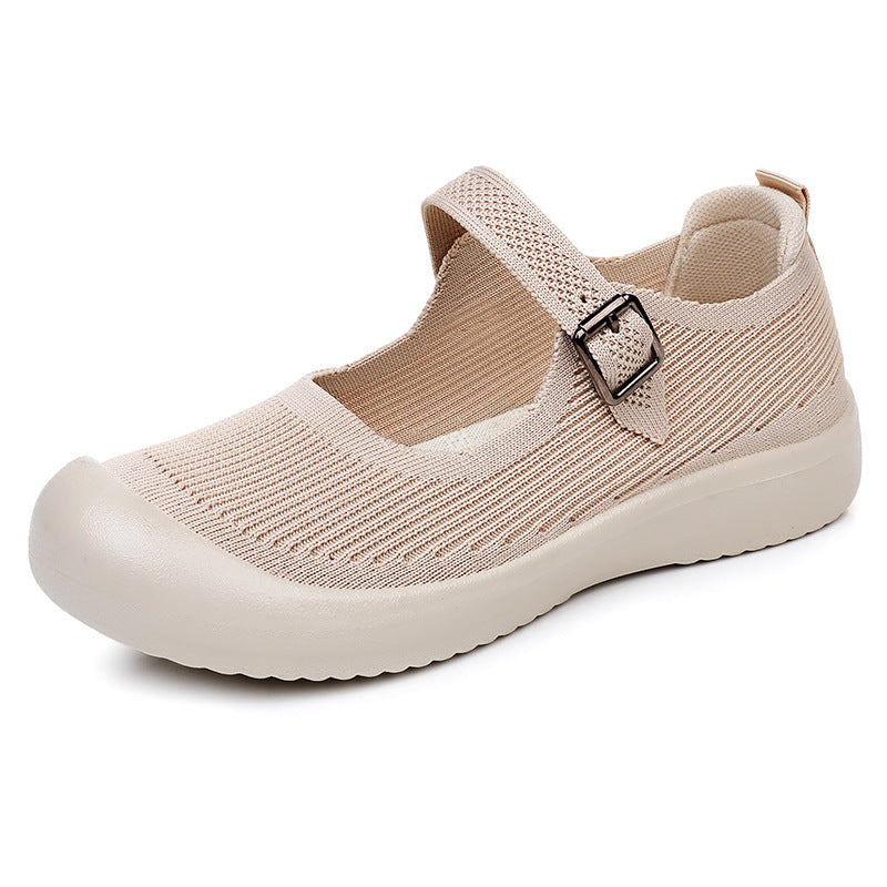 Damen Bequeme und elegante Sandalen mit Schnalle EB