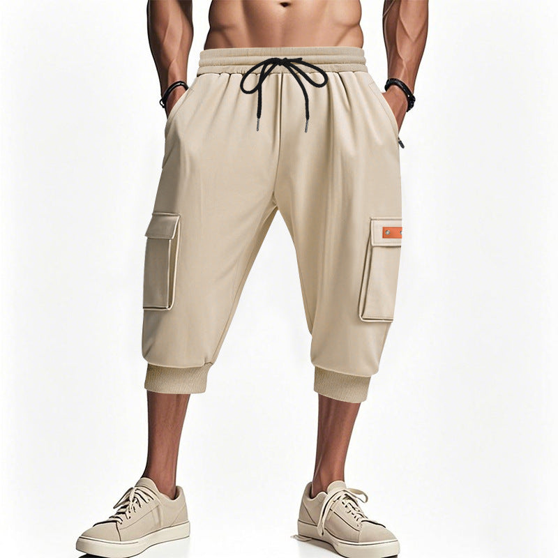 Herren Cargo-Shorts mit elastischem Bund und praktischen Seitentaschen EB