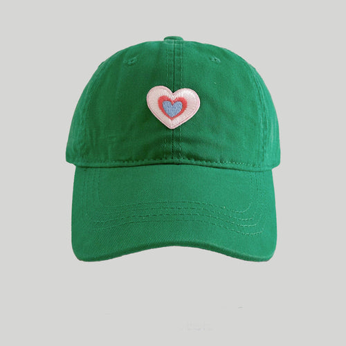 Baseballkappe mit Herz-Stickerei