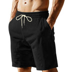 Herren nan knielange Bermudashorts mit elastischem Bund Kordelzug und Seitentaschen EB