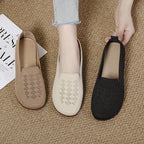 Damen Bequeme Slip-On Schuhe mit modischem Lochmuster EB