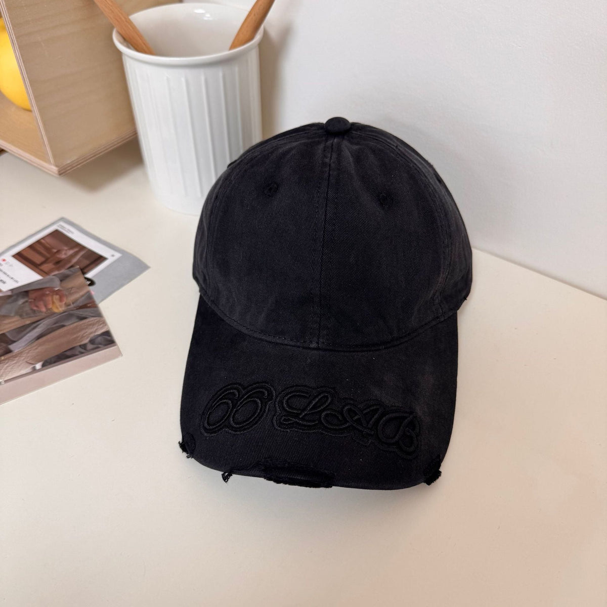 Lässige Distressed Baseballkappe für Herren