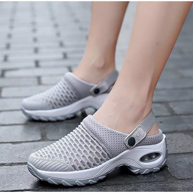 Damen Atmungsaktive Freizeitschuhe mit elastischem Riemen und innovativer Sohle EB