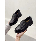 Damen Brogues mit verziertem Riemen EB