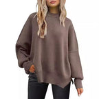 Damen lockerer Strickpullover EB