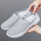Damen Luftige Clogs mit atmungsaktivem Netzdesign EB