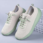 Damen Atmungsaktive Freizeitschuhe mit elastischem Komfort-Heel EB