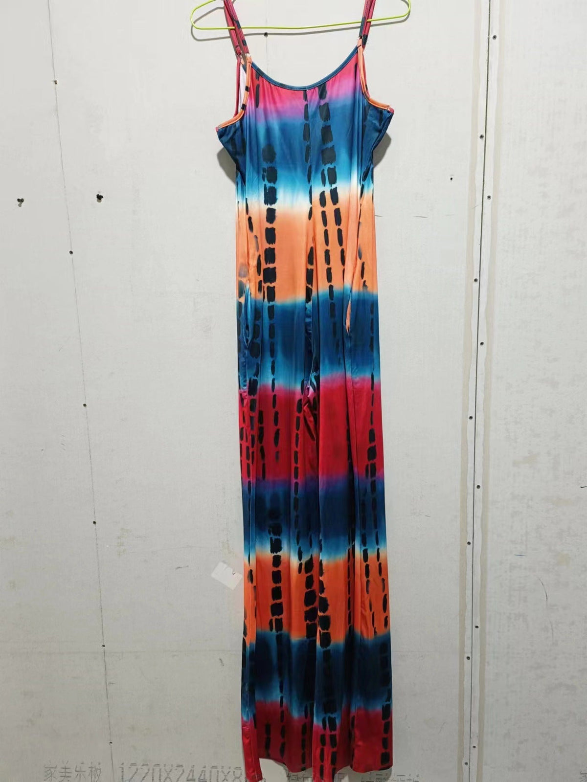 Damen ästhetischer Jumpsuit mit schickem Tie-Dye-Muster EB
