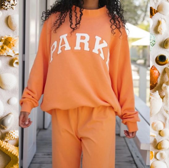 Damen-Freizeitset mit Oversized-Sweatshirt und Shorts