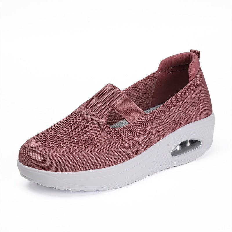 Damen Bequeme Luftige Slip-On Schuhe EB