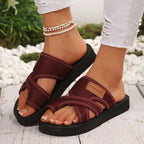 Damen bequeme Freizeit-Pantoletten EB