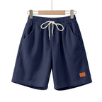 Lässige Bermuda-Shorts für Herren aus strukturiertem Baumwollmix
