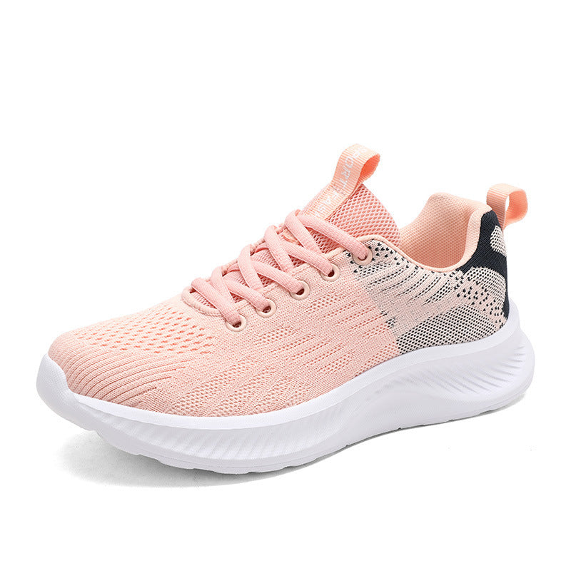 Damen Sportliche Laufschuhe mit atmungsaktivem Mesh-Obermaterial und flexibler Sohle EB