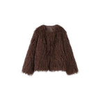 Damen Fleece-Überzieher im trendigen Bouclé-Stil EB